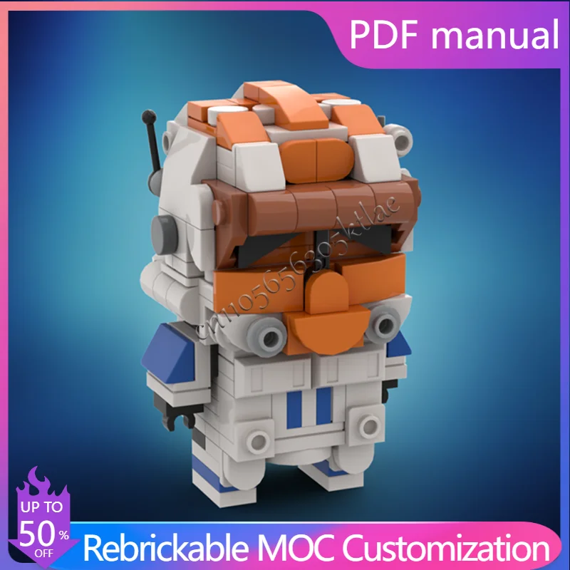 223PCS MOC War Series Beroemde filmkarakter Stoere modulaire bouwsteenmodel voor kind Puzzel Assemblage Display Speelgoed Populair cadeau