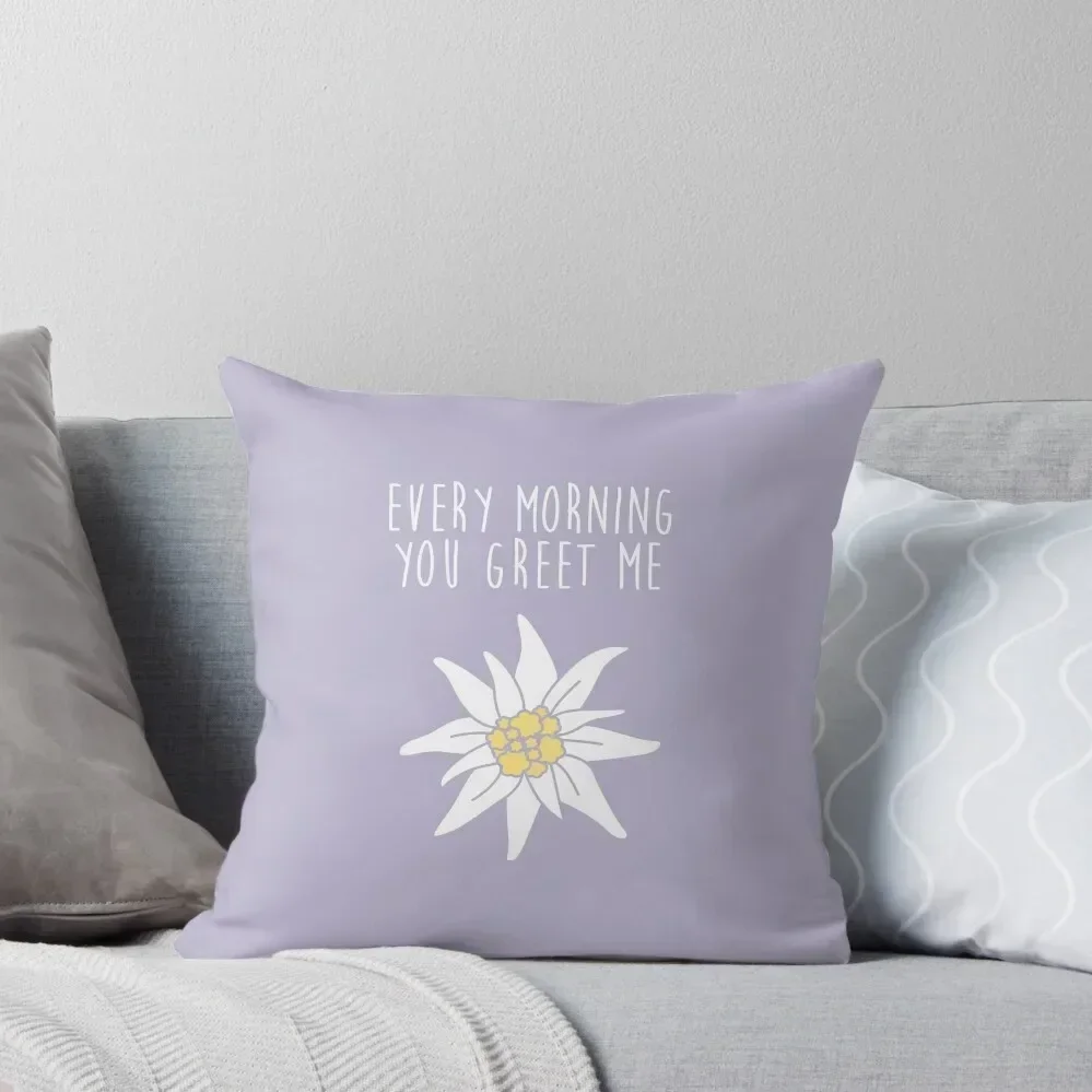 

sound of music - edelwiess Throw Pillow Decorative Sofa Cushion Couch Cushions home decor items Anime pillow