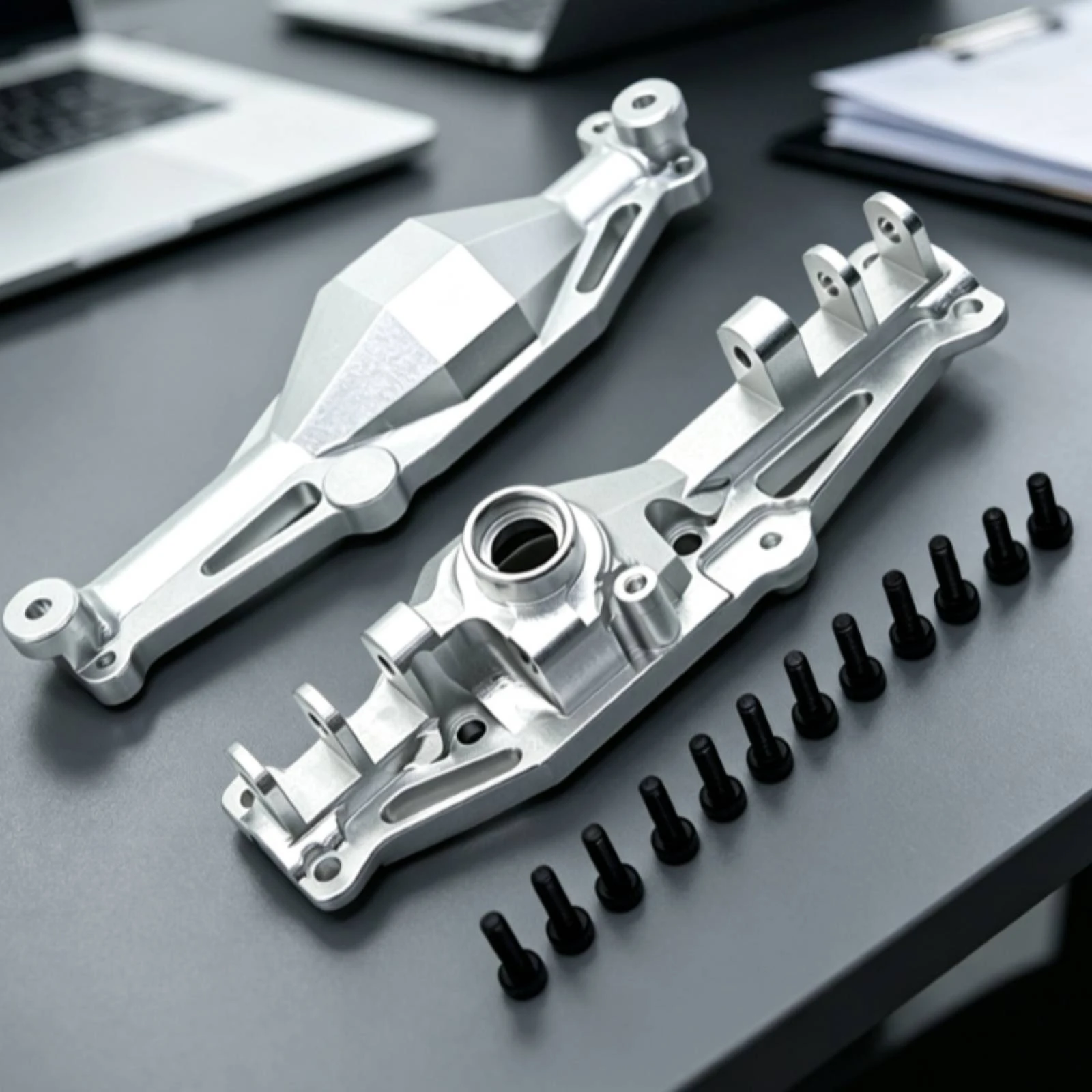 Front Axle Housing 6061 Aluminum RC Car Axle Housing Hardware Precision High-Strength
