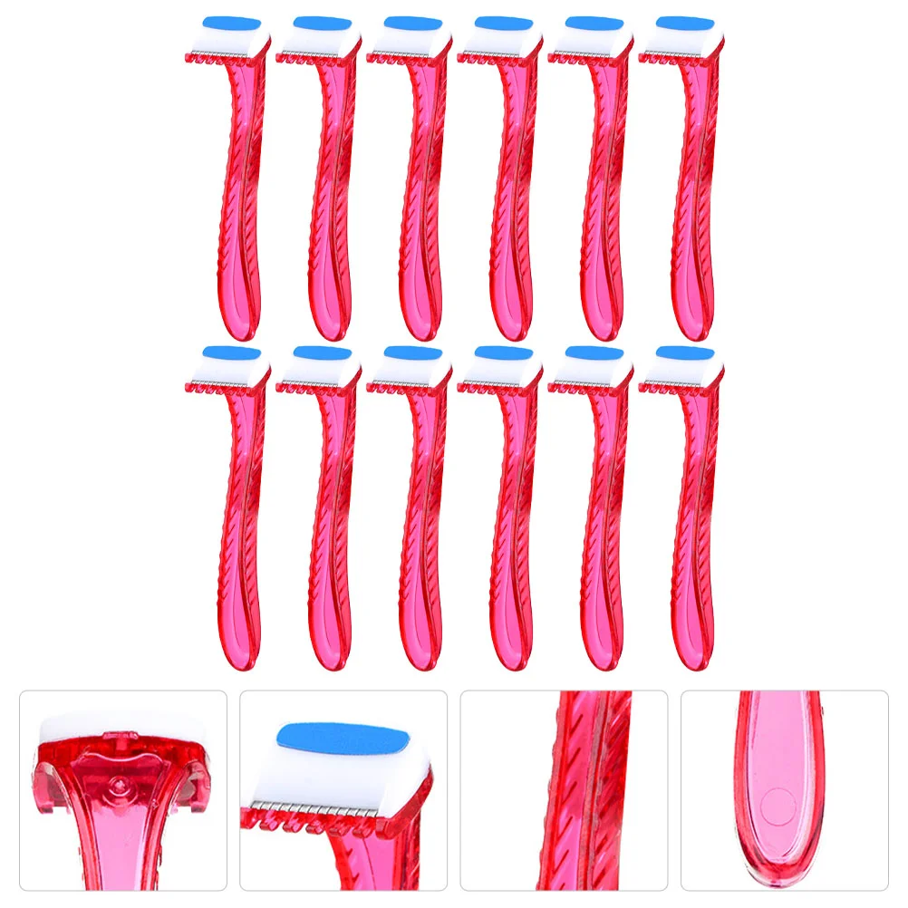 12pcs Women Razor Hair Shaver Body Hair Remover Trimmer Shaper T-Type Razor woman hair razor woman hair shaver