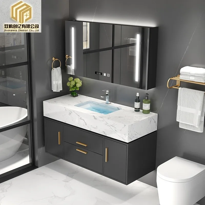 Bathroom Cabinet Combination Marble Washbasin Bathroom Can Be Upgraded Bathroom Washbasin Cabinet Bathroom Sanitary Ware