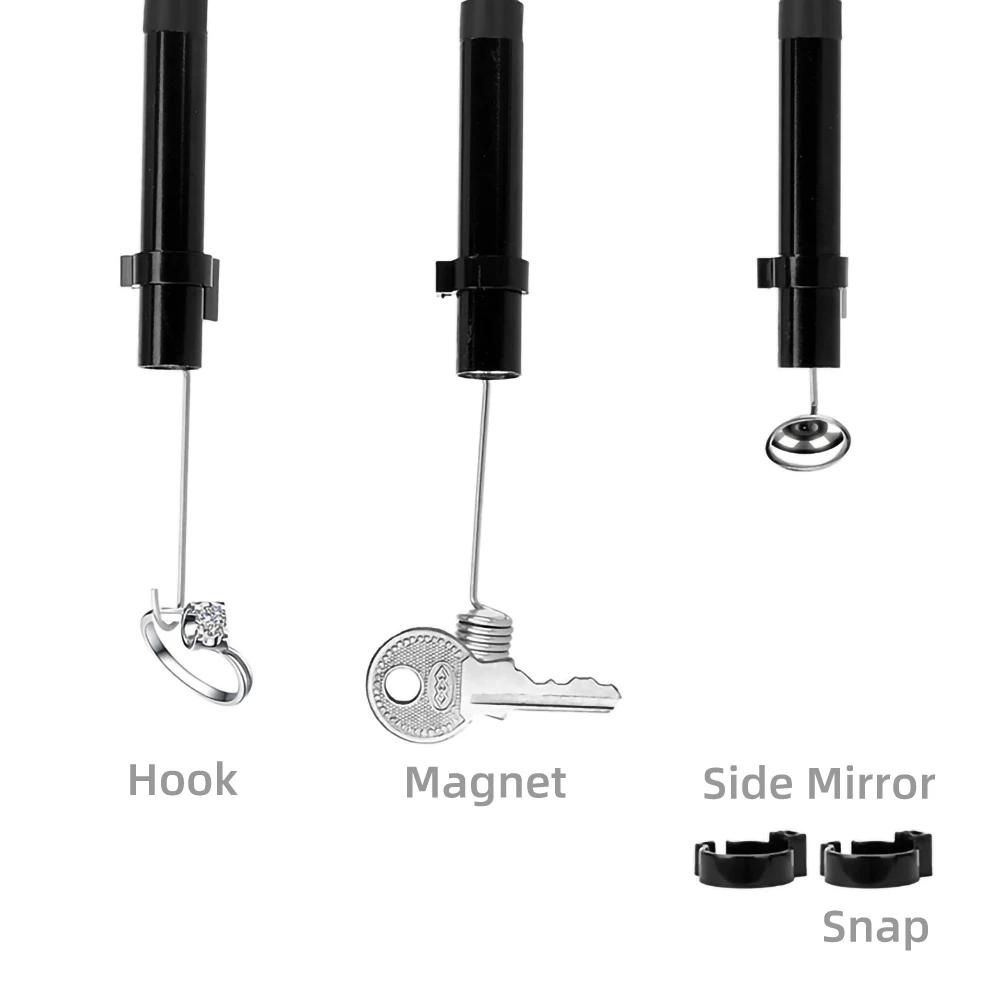 5.5mm Lens HD Pipeline Camera 2.4 Inch IPS Screen Car Maintenance Detector Visual Industrial Endoscope IP67 Waterpoof