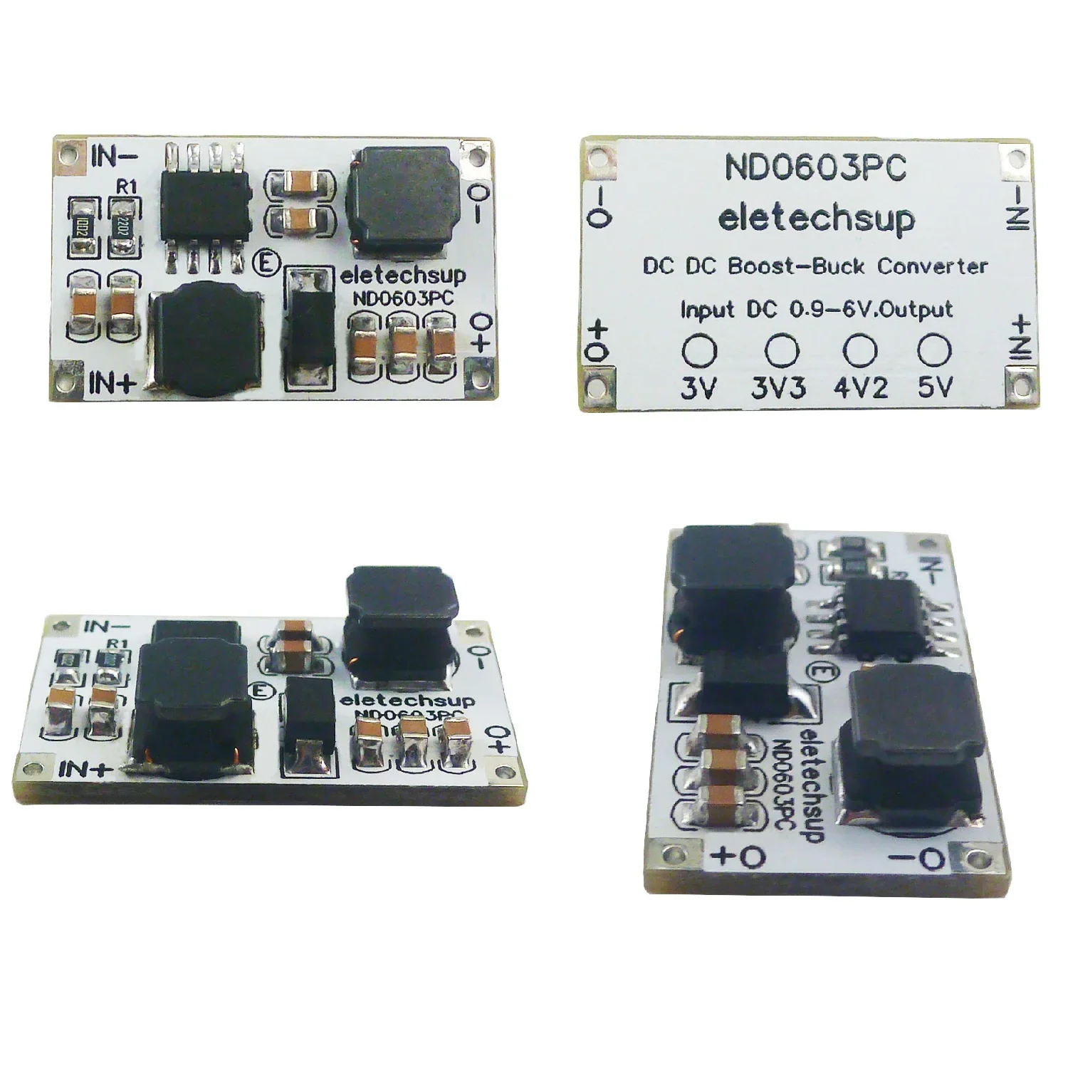 DC-DC Auto Boost Buck Converter Module  DC 1-6V to 3V 3.3V 4.2V 5V  for Arduino ESP32 ESP8266