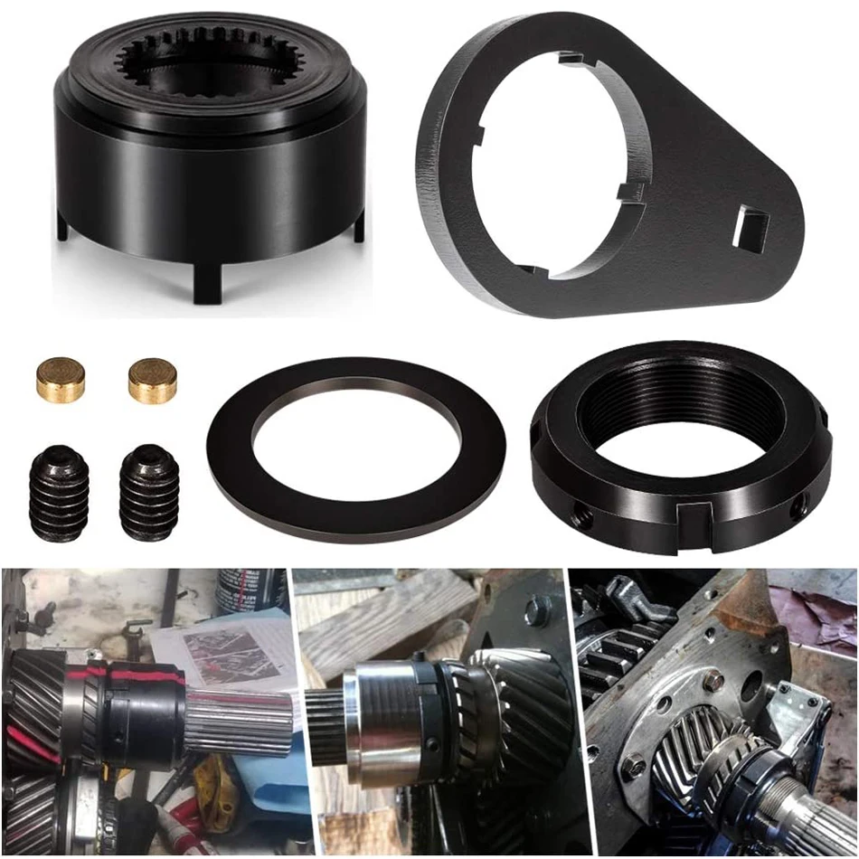 

TML 5th Gear Lock Nut Retainer Kit & 1/2" Drive Mainshaft 5th Gear Nut Wrench Suitable for 1994-2004 Dodge Cummins NV4500