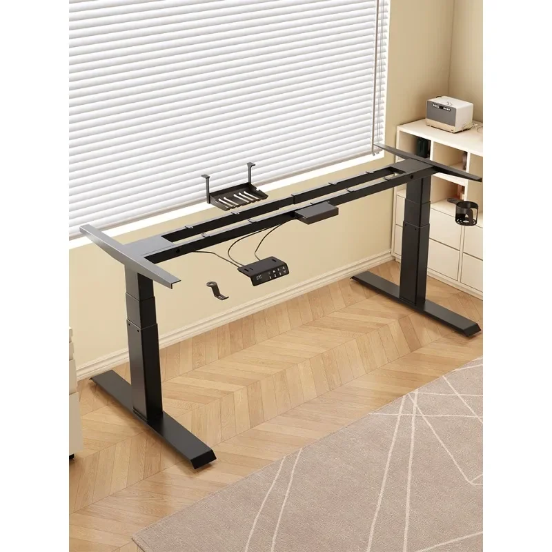Intelligent electric lifting table legs double motor double beam office e-sports table computer table bracket automatic