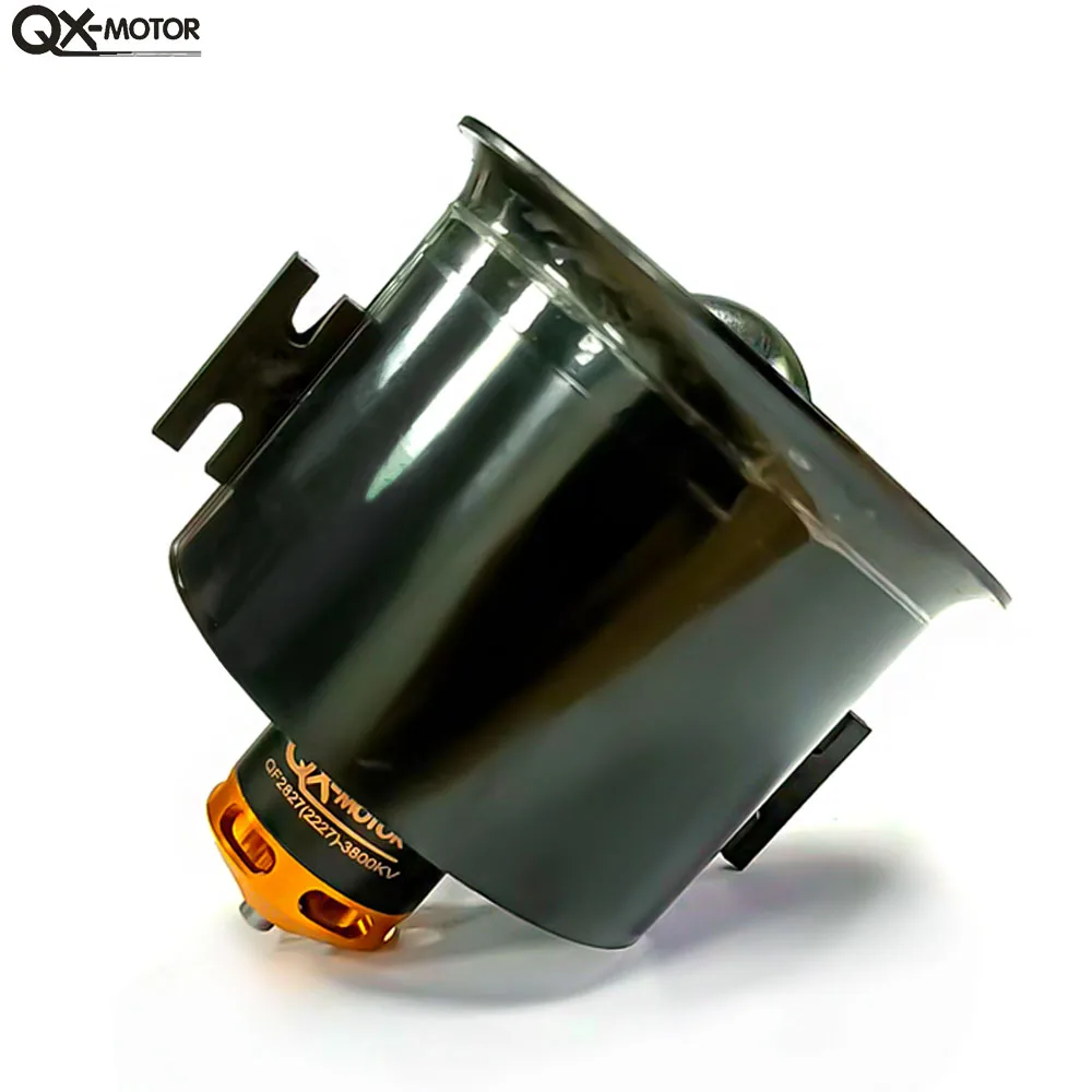 

Бесколлекторный двигатель QX-MOTOR 70 мм EDF, 6 лопастей, QF2827, 2300KV, 3500KV, 3800KV для радиоуправляемых мультироторных и самолетных моделей, запчасти для самолетов с фиксированным крылом