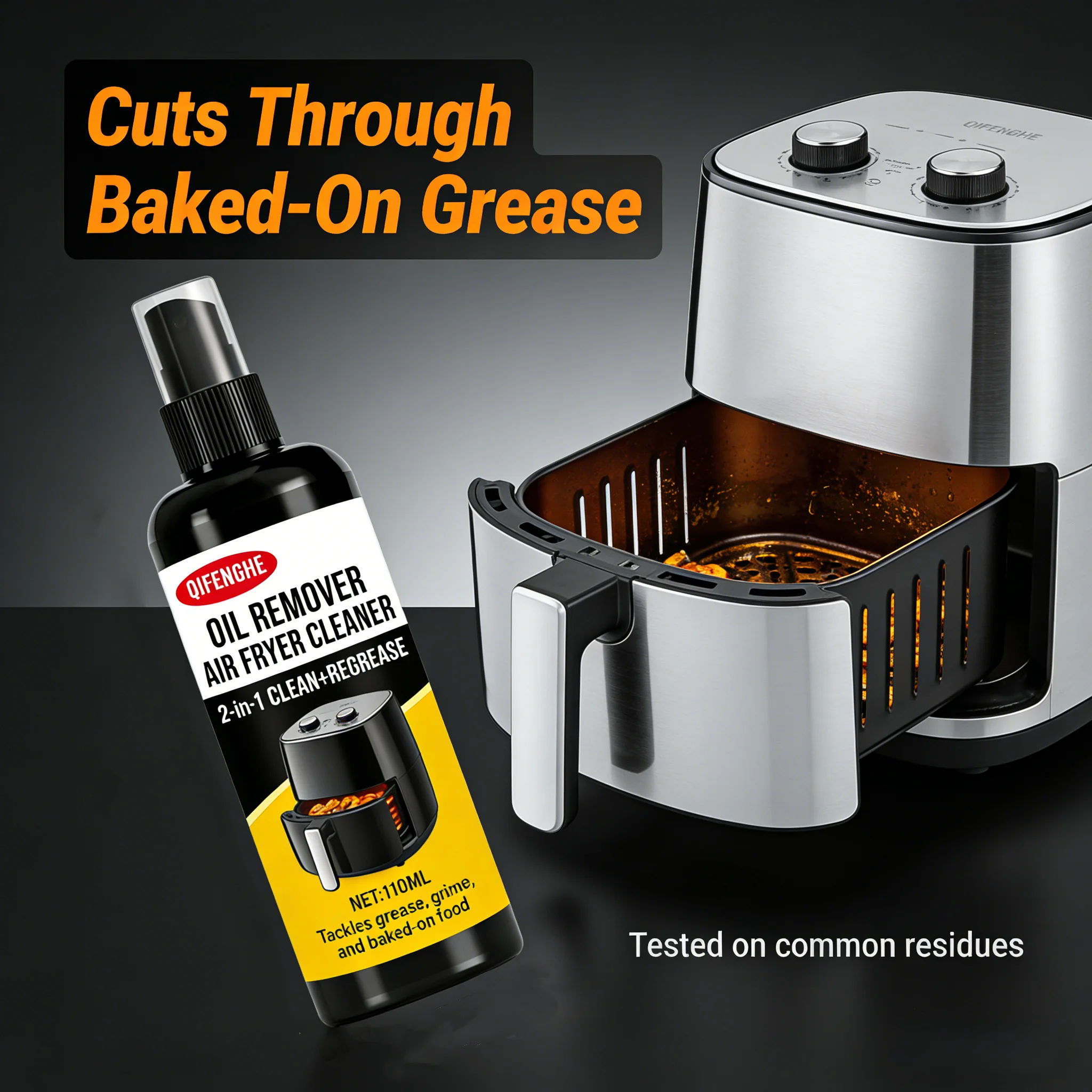 110ml Airfryer Reinigingsspray - Commercial Kitchen Grease Cleaner recensie en prijs