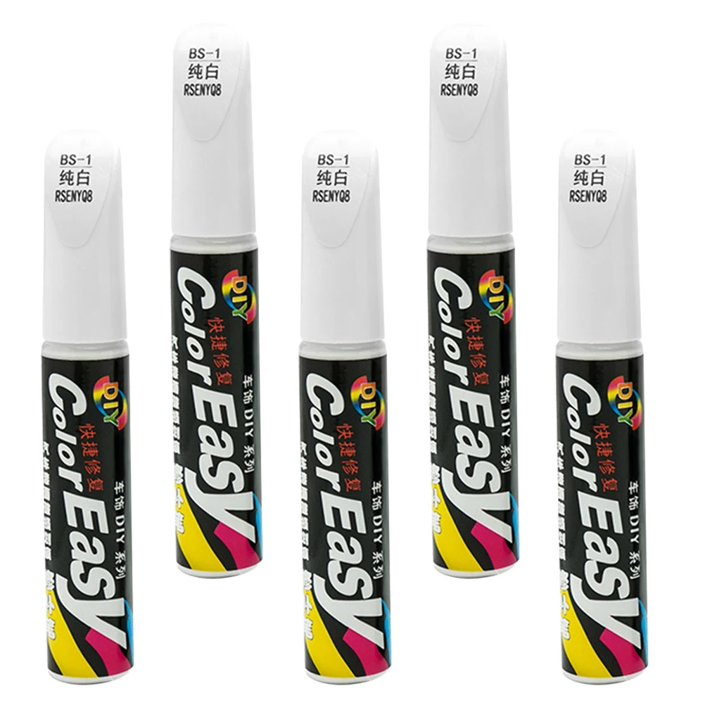 

5pcs Car Paint Repair Pen Black Color Scratch Filler Auto Deep Scratch Remover Tool Kit for Cars Paint Solution