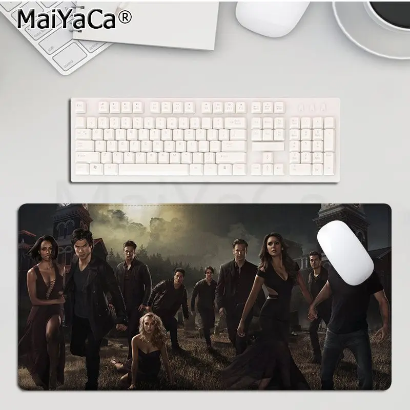 The Vampire Diaries My Favorite Unique Desktop Pad Game Mousepad Size For Large Edge Locking Game Keyboard Pad