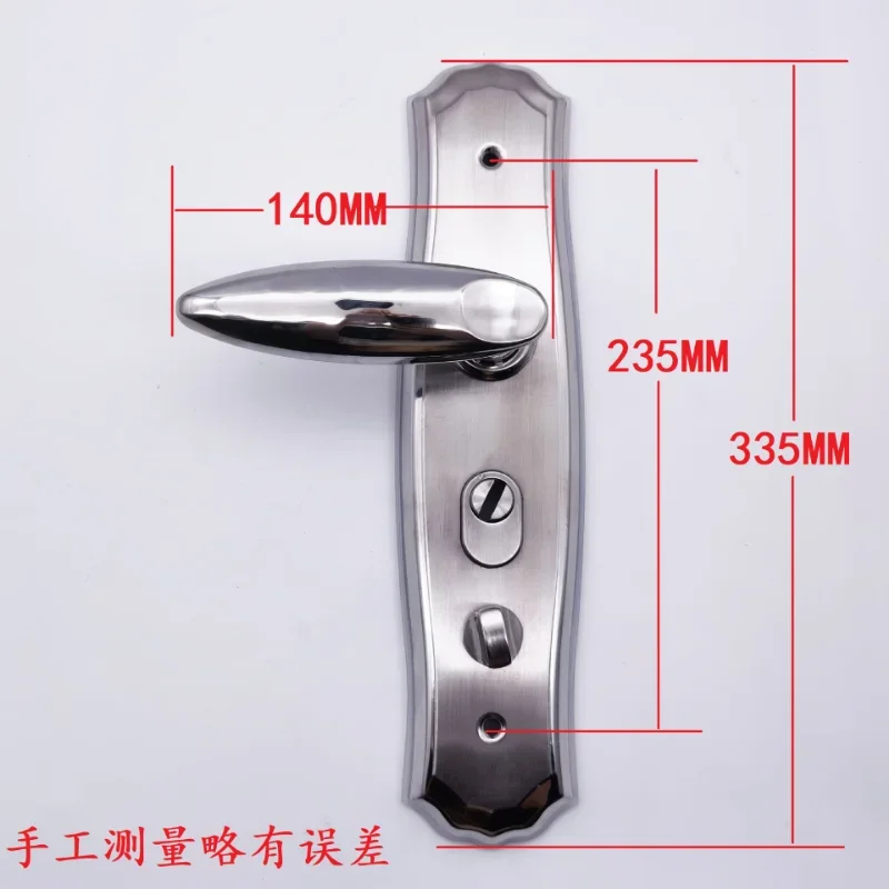 Stainless Steel Simple Anti-theft Door Handle Lock, New Anti-theft Door Press Handle Lock Door Lock