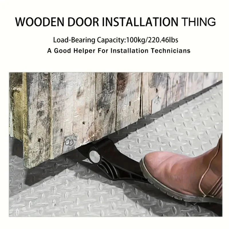A69e Инструмент для установки деревянных дверей, 1 шт., устройство для подъема дверей с ножным управлением, плотницкий инструмент, инструмент для быстрой установки, подъемный инструмент