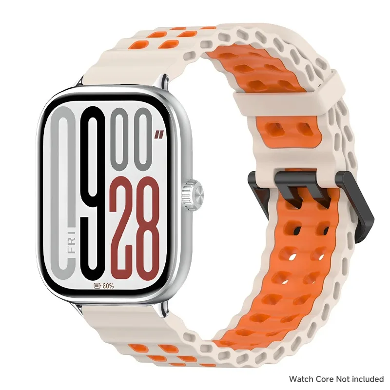 For Redmi Watch 6 Silicone Wristband For Redmi Watch 5/4 Watch Strap For Xiaomi Mi Band 8/9Pro Breathable Correa Sport Bracelet image 2