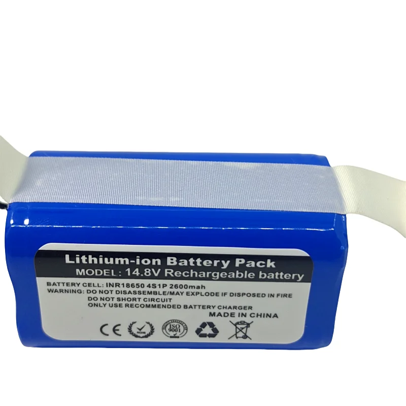 For Shark RVBAT850 Battery for Shark Ion R75/85,S87,AV752/751,RV761/851WV,RV871/1000S Robot Vacuum cleaners,2600mAh,14.4v/14.8v