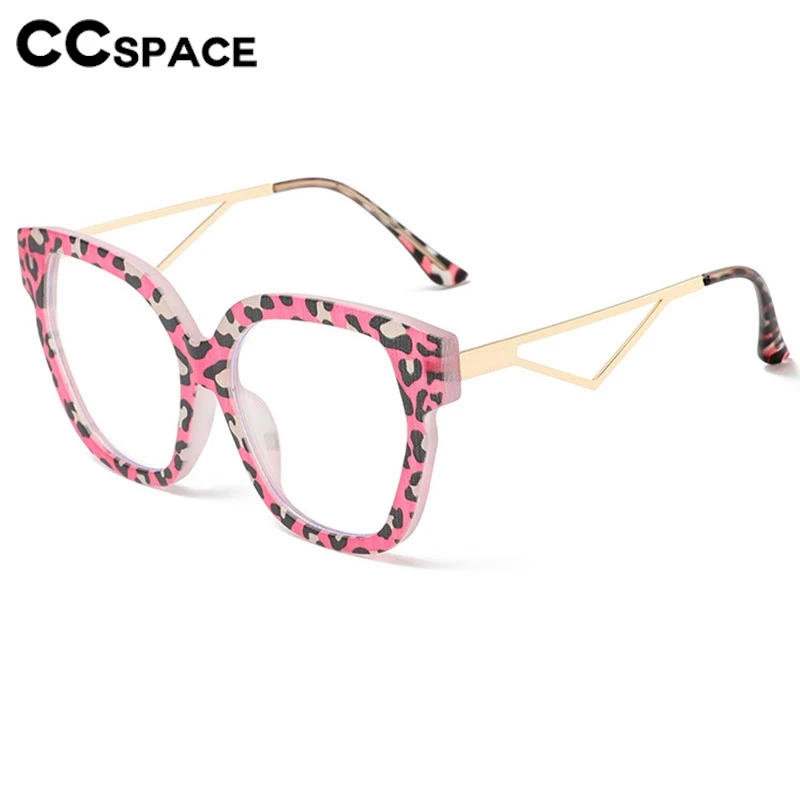 Color-blocked Square Reading Glasses Women Stylish Large Size Resin Optical Presbyopic Eyeglass Custom Diopter+50~+600 #304129
