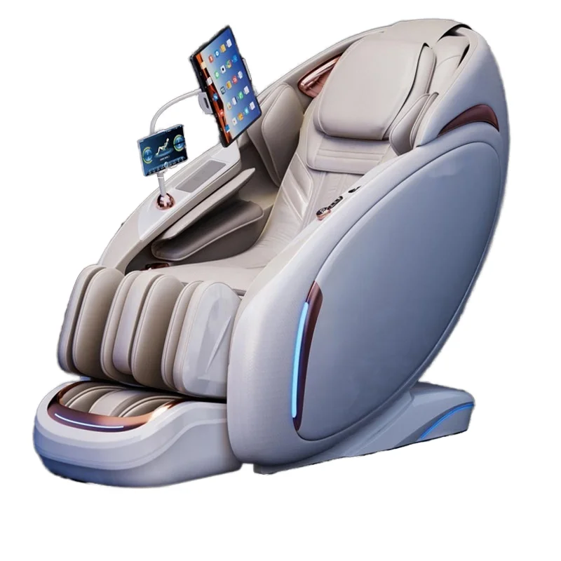 2025 Full-Automatic Luxury Zero Gravity Massage Chair with Space Capsule Design Cross-Border Smart Home Guide Rail Chair