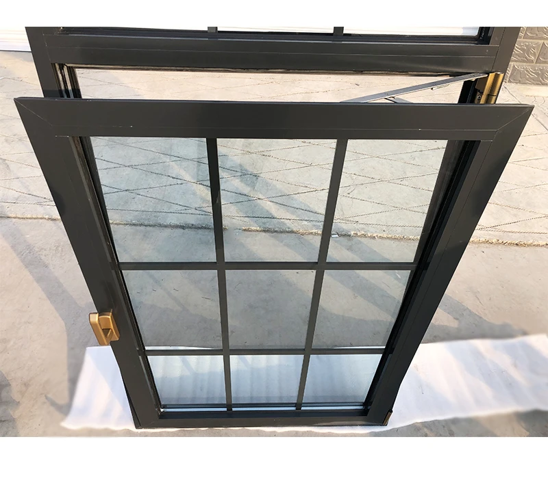 Aluminum Tilt Turn Windows Push Out Replacement Casement Window