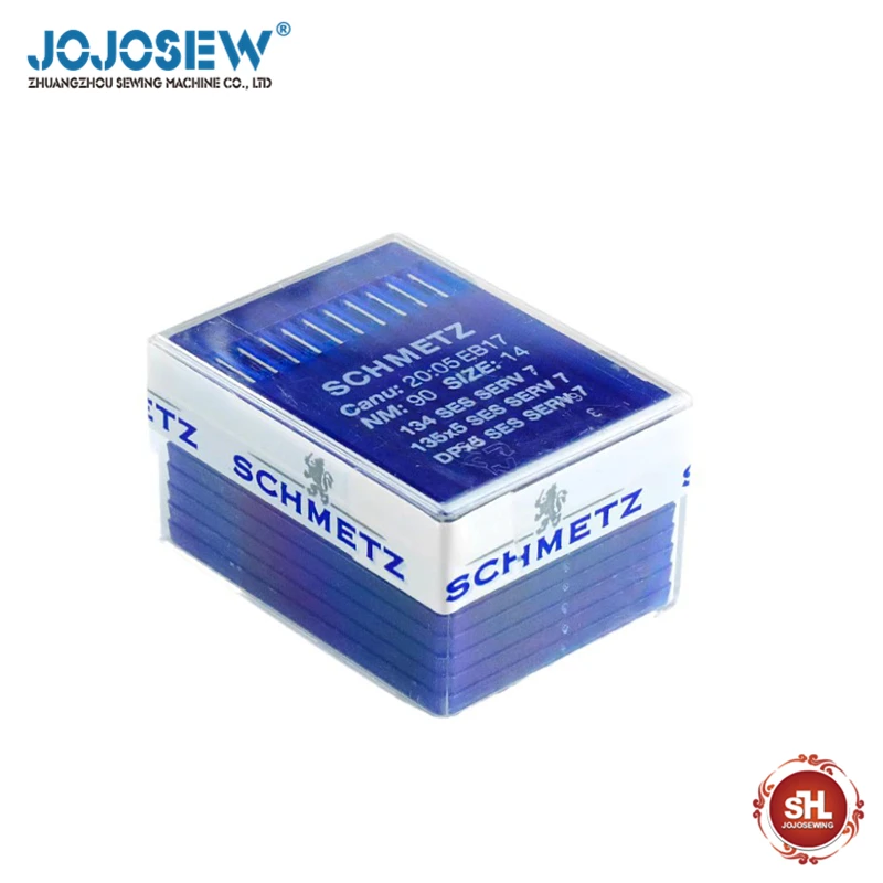 DPX5 SES SERV7 Schmetz Industrial Sewing Machine Needles Canu:20:05 EB17 134 135X5 SY 1955 DPX5 SUK SES NM:90 SIZE:14