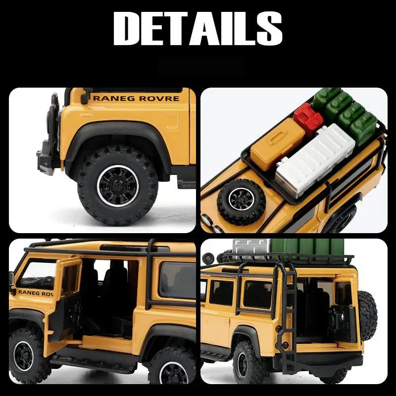 1/32 Land Rover Defender Van Renderings Cab Forward Toy Car Model