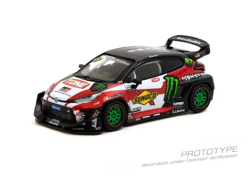 Tarmac Works 1:64 Pandem GR Yaris SUNOCO Diecast Model Car