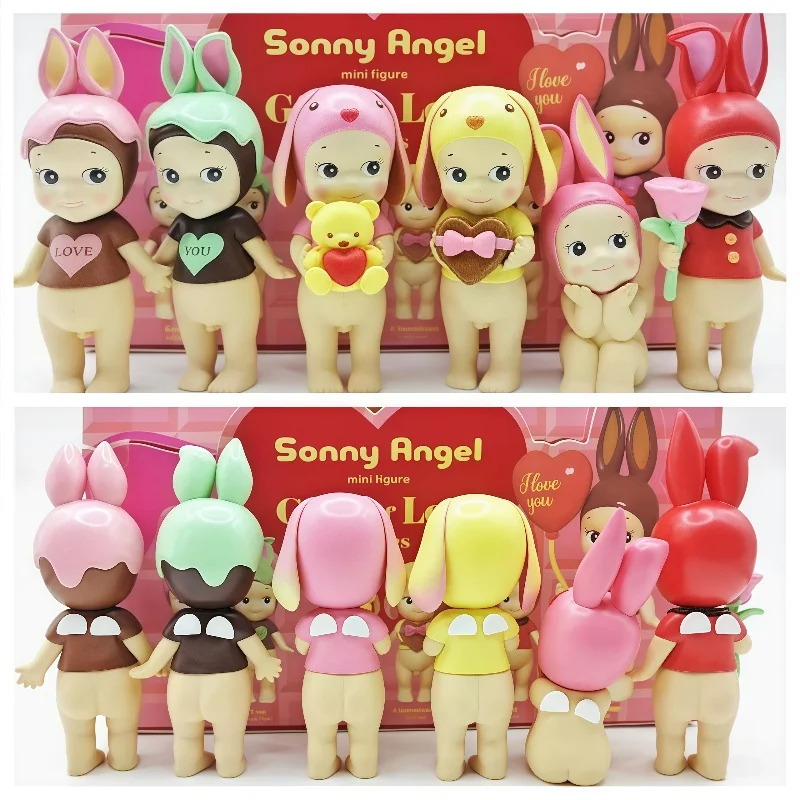 

New Hot Sonny Angel Mini Figuhe Valentine'S Day Chocolate Series Mysterious Surprise Blind Box Toy Cure Doll Lucky Holiday Gifts