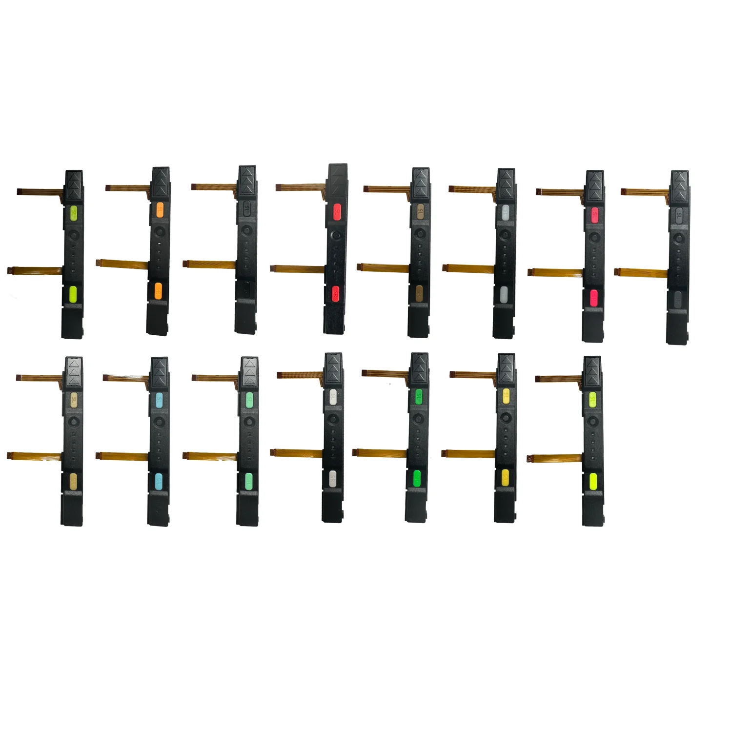 10 Pair For Switch Joycon oled Controller Repair Module Slider Rail with SL SR Button and Flex Cable