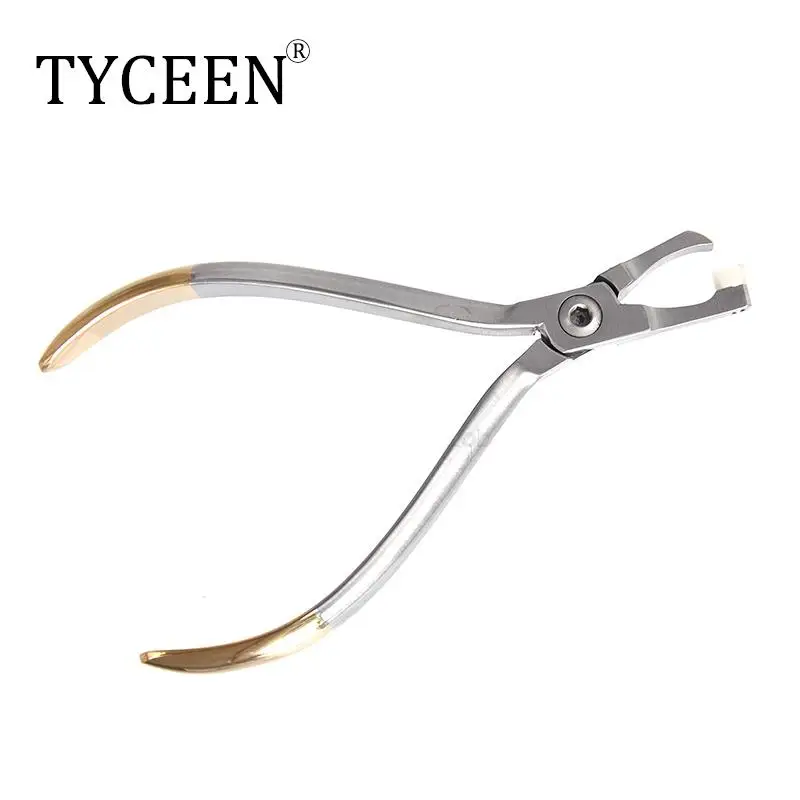 

Dental Orthodontic Band Removing Pliers Dental Belt Ring Buccal Tube Bands Removal Forceps Clamp Long Tip Pliers Dentist Tools