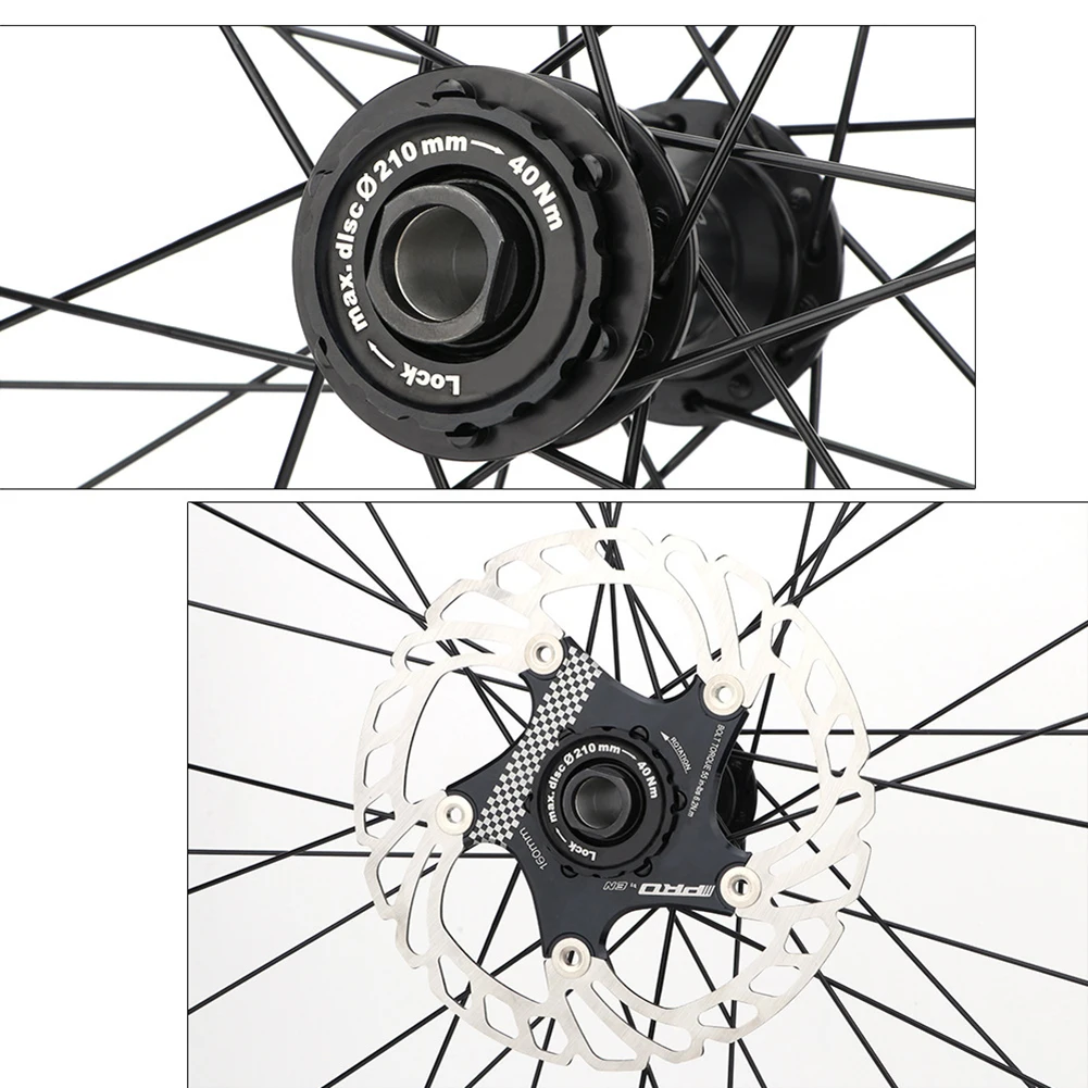 1PC Della Bici Della Bicicletta Centerlock Freno A Disco Ghiera Per-Shimano 9/12/15mm Asse Centro Blocco Blocco Disco Copertura Mozzo A Sgancio Rapido