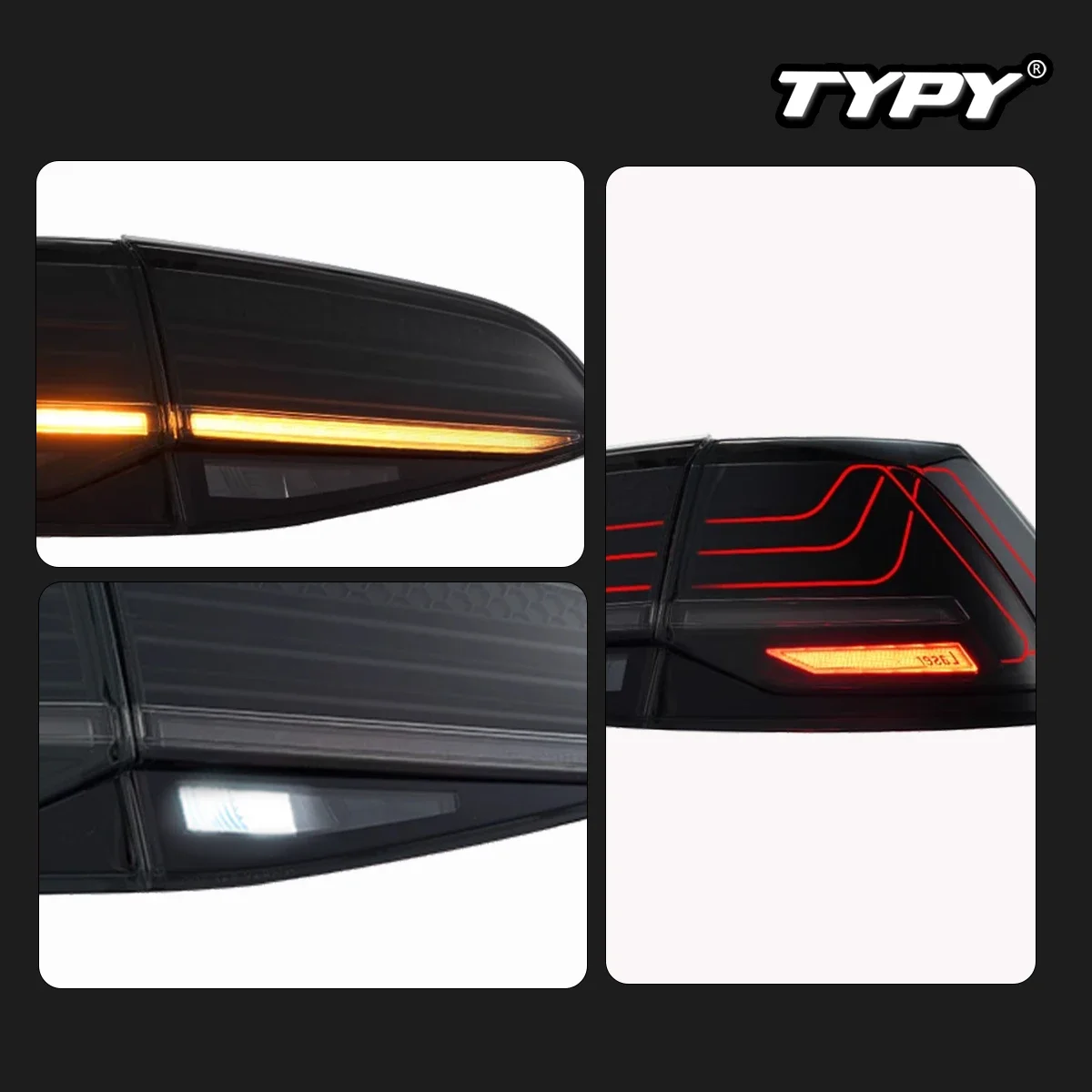 

Auto Accessories Car For VW GOLF 7 7.5 Taillight 2013-2020 Modified to New DRL Dynamic Turn Signal LED Taillight
