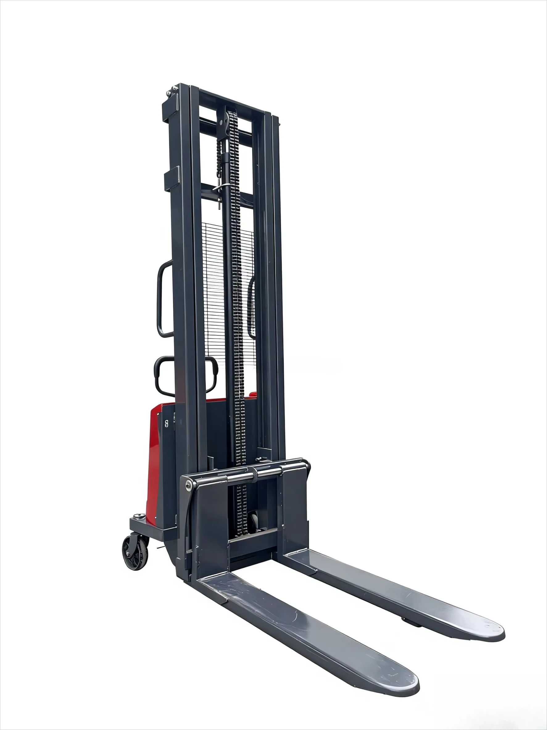 Electric Forklift 1T 1.5T 3M Semi-Truck-Mounted Stacker with Lithium-Ion Battery and Hydraulic Side Shifter Small Portable