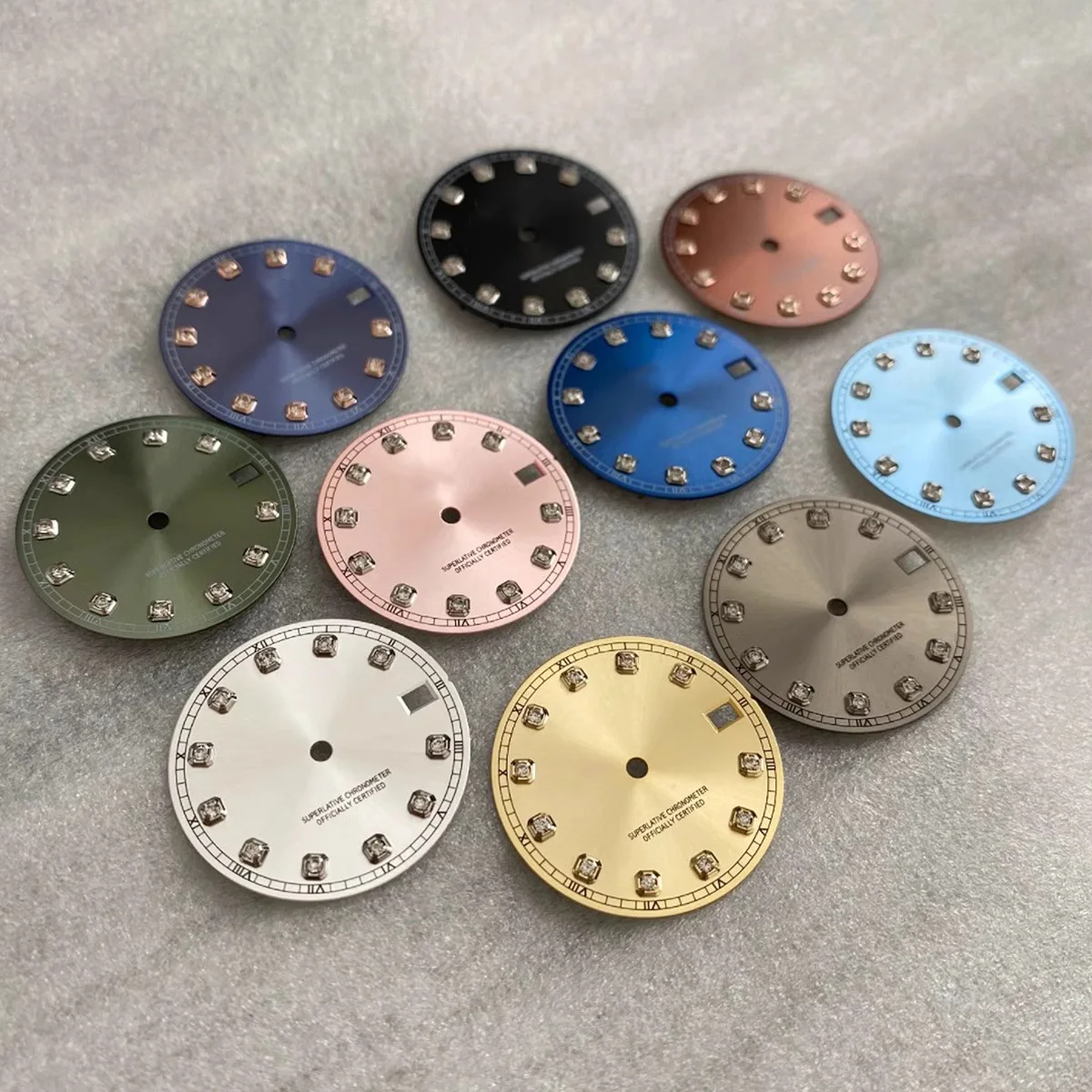 

NH35 Dial 28.5mm Jewelry dial NH35 Watch accessories Suitable for NH35/NH36 movements