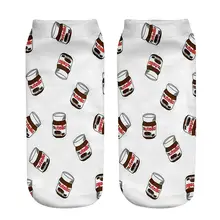 Women's 3D Food Character Socks Nutella #4