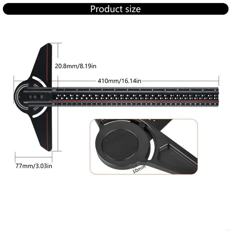 

G92C Layout and Measuring Tool for Construction Angles Gauges Woodworking Scriber
