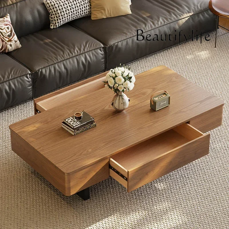 

Minimalist Coffee Tables Minimalist Storage Trendy Soild Wood Coffee Table Aesthetic Mesa De Centro Sala Living Room Furniture