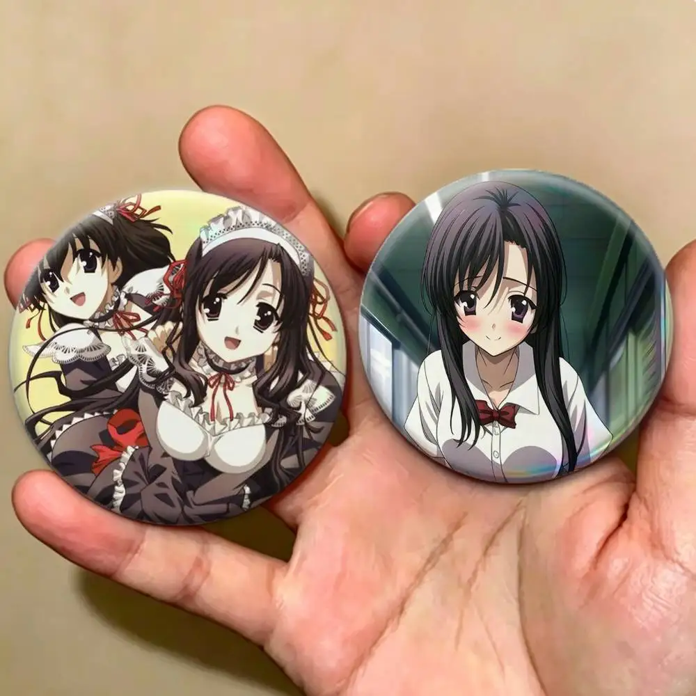 Vintage VN Style Katsura Kotonoha School Days   Badges Creative Tinplate Button PinsBrooch Badge Clothes Backpack