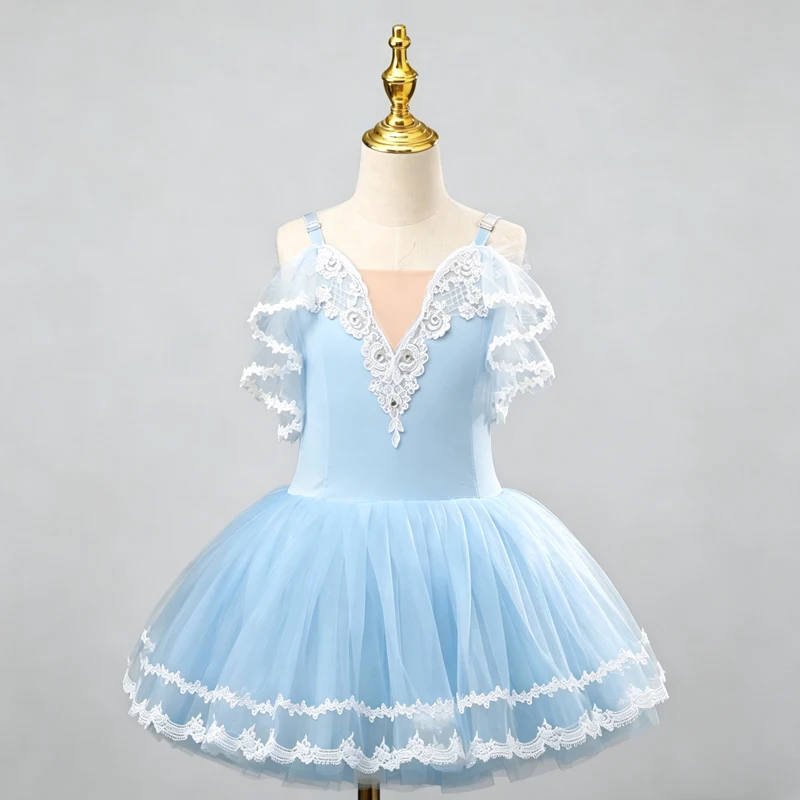 

Kids Clothes Princess Stage Performance Costume Children Clothing Party Elegant Tutu Ballet Leotards for Girls Dress Dance Wear