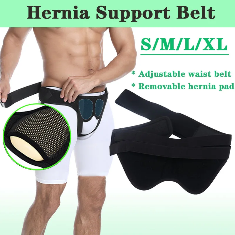 Hernia Belt Truss With 2 Removable Hernia  Pads For Inguinal Or Sports Hernia Brace Pain Relief Recovery Belt