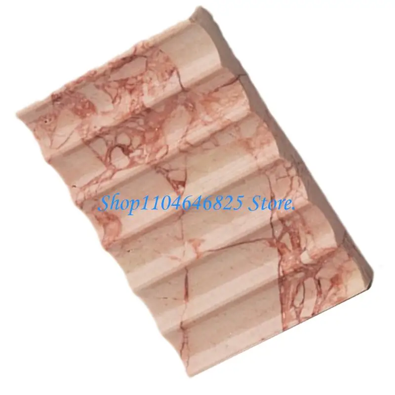 Stone Soap Dish Hygienic Drainage System Strong Build For Bathroom Vanity