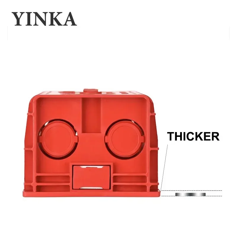 YINKA Installation Box Inside Box For 118 Type Switches And Socket Wiring Back Box Smart Switch Dark Box Wiring Box EU US