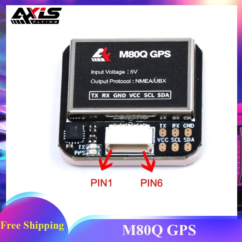

Axisflying M80Q GPS 5 V Built-in GNSS Module for RC Model FPV Drone Freestyle Quadcopter