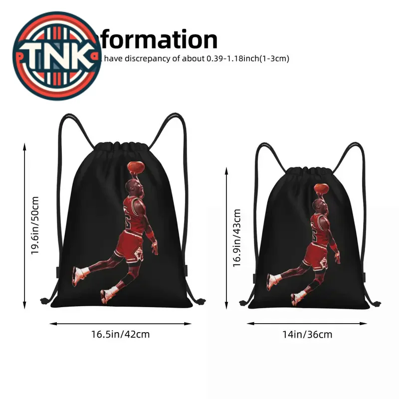 2023 Basketball Stars Michaeler And Jordans (21) Drawstring Bags Gym Bag premium Drawstring Backpack Snug Backpack Humor