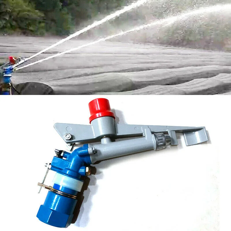 

1 inch° Adjustable Irrigation Spray Device Sprinkler Large Area Watering Tool Zinc Alloy Sprinkler Garden Supplies