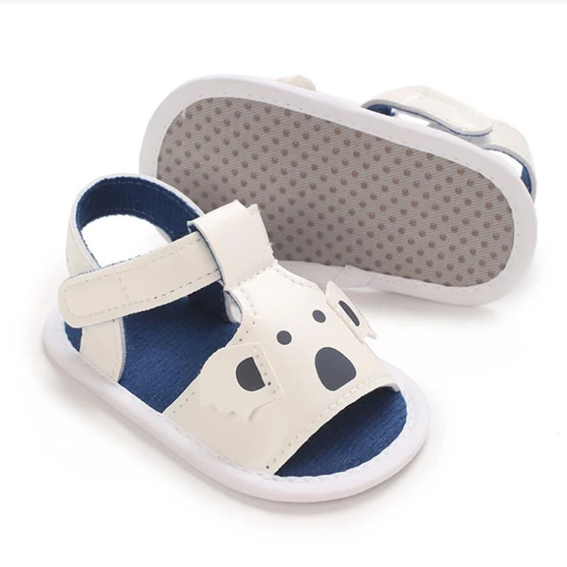 Baby Baby Jungen Sandalen Cartoon Anti-Rutsch-Schuhe mit weicher Sohle atmungsaktive Outdoor-Strand Pantoffel First Walker Schuhe