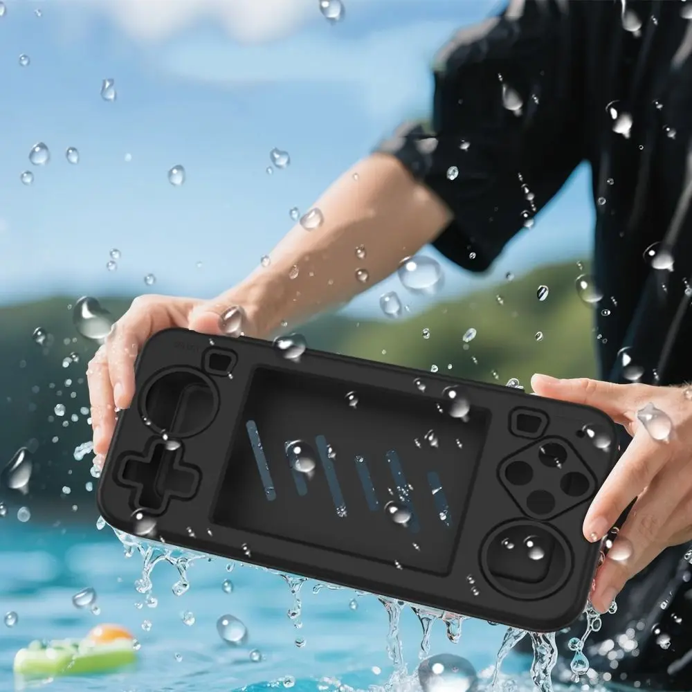 ฝาครอบป้องกันซิลิโคนกันกระแทกป้องกันรอยขีดข่วนเกมคอนโซลกรณีเปลี่ยนสำหรับ R36H เรโทรคอนโซลเกมมือถือ