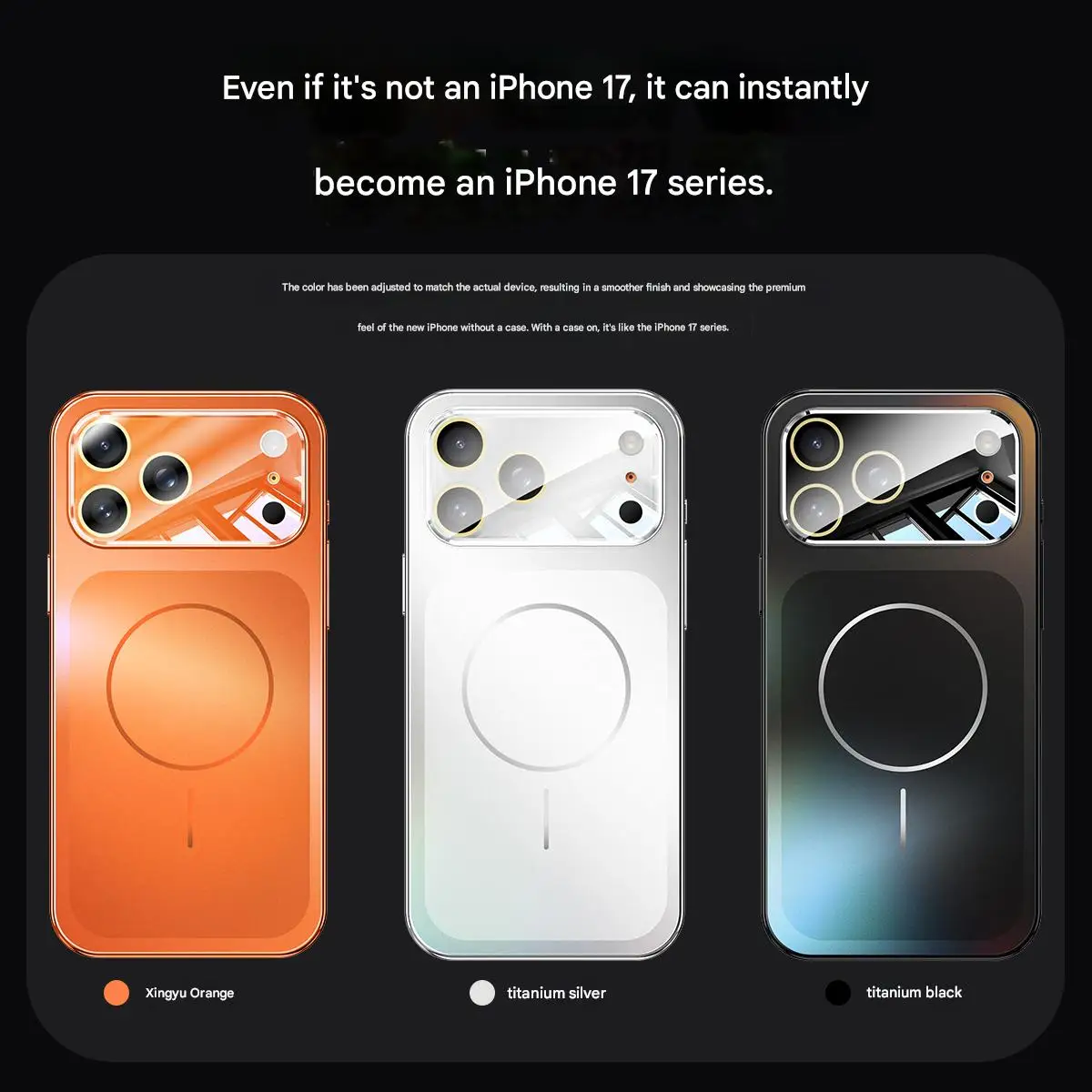 

Старый телефон Refreshed, мгновенно трансформируемый в серии 17, полная защита объектива, подходит для iPhone 13, 14, 15, 16, 17 Pro Max