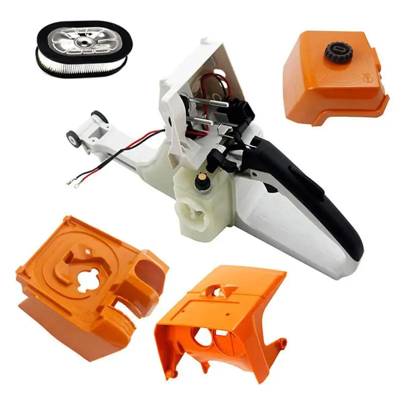 Gas Fuel Tank Housing Shroud Top Cover Base Kit 11283500832 11280801624 11281401003 11281243408 Fit for Stihl MS440 044 Chainsaw