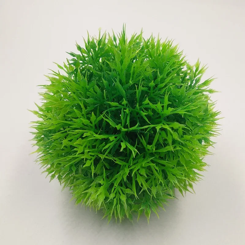 Aquarium Decoration Accessories Artificial Plants Grass Ball Underwater Ornaments Fish Tank Landscape Decor
