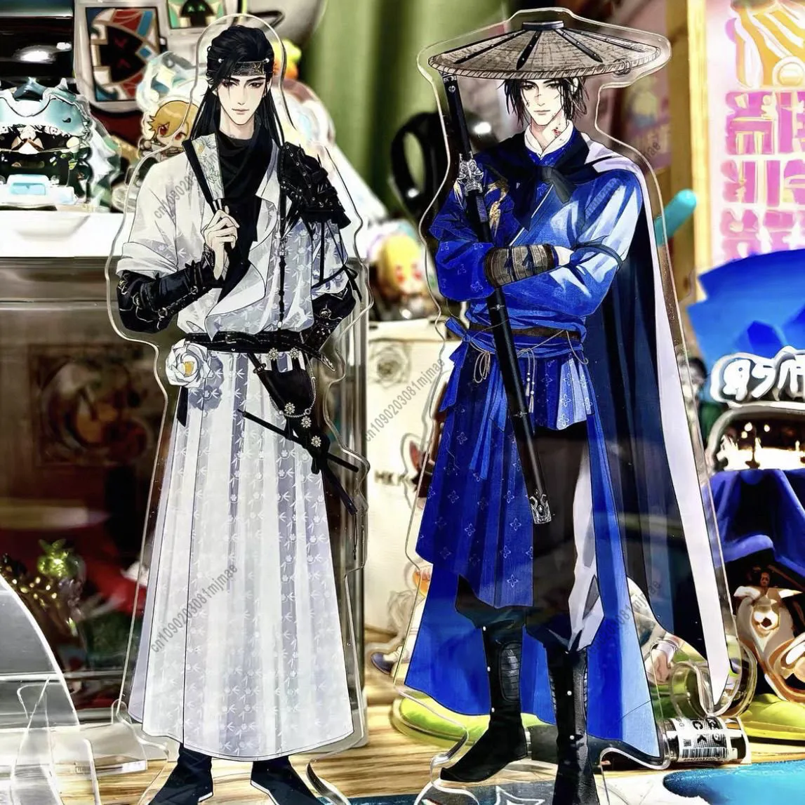 

Where Winds Meet Acrylic Stand Figure Jiang Yan Jin Zhongyuan Desk Display Anime Game Collectible Gift Anime Game Fans
