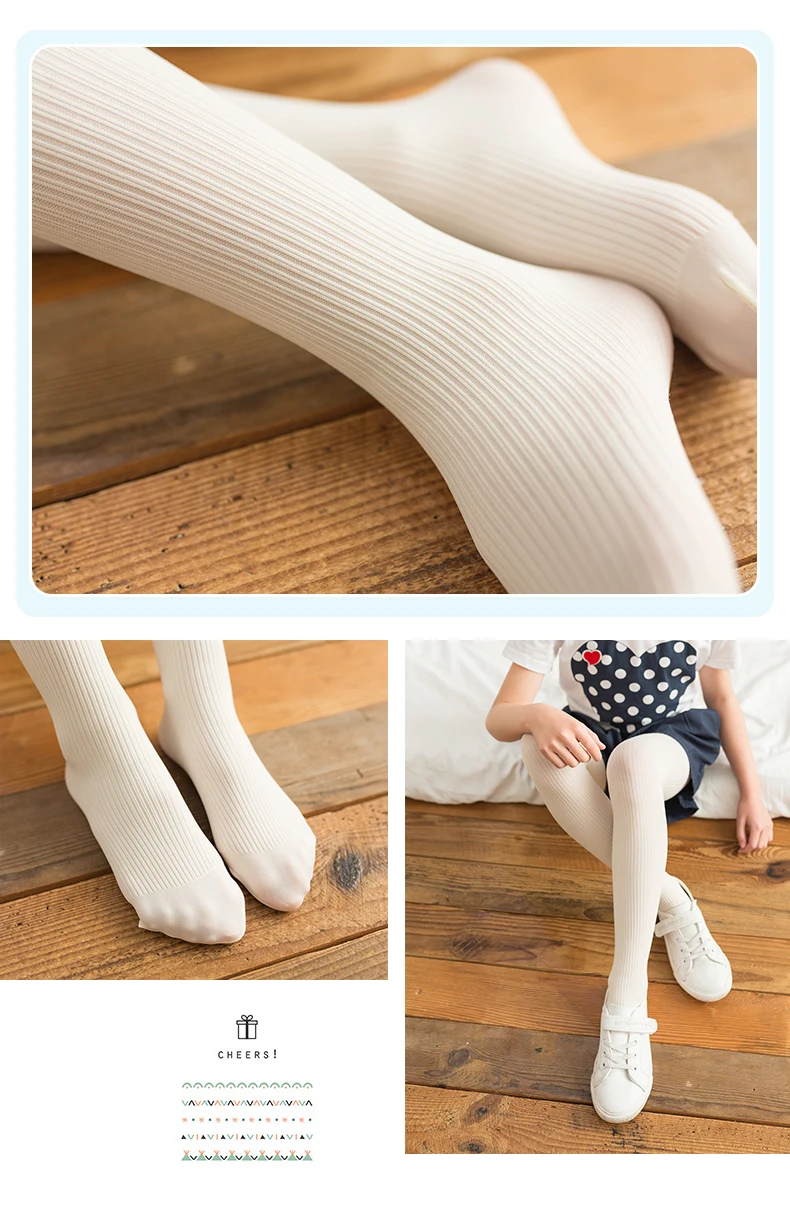 Herbst Baby Kinder dünne Samt Anti-Pilling Strumpfhosen hochwertige Frühling Prinzessin Kind Mädchen Süßigkeiten Farbe geometrische Streifen Strumpfhosen – Detail 17