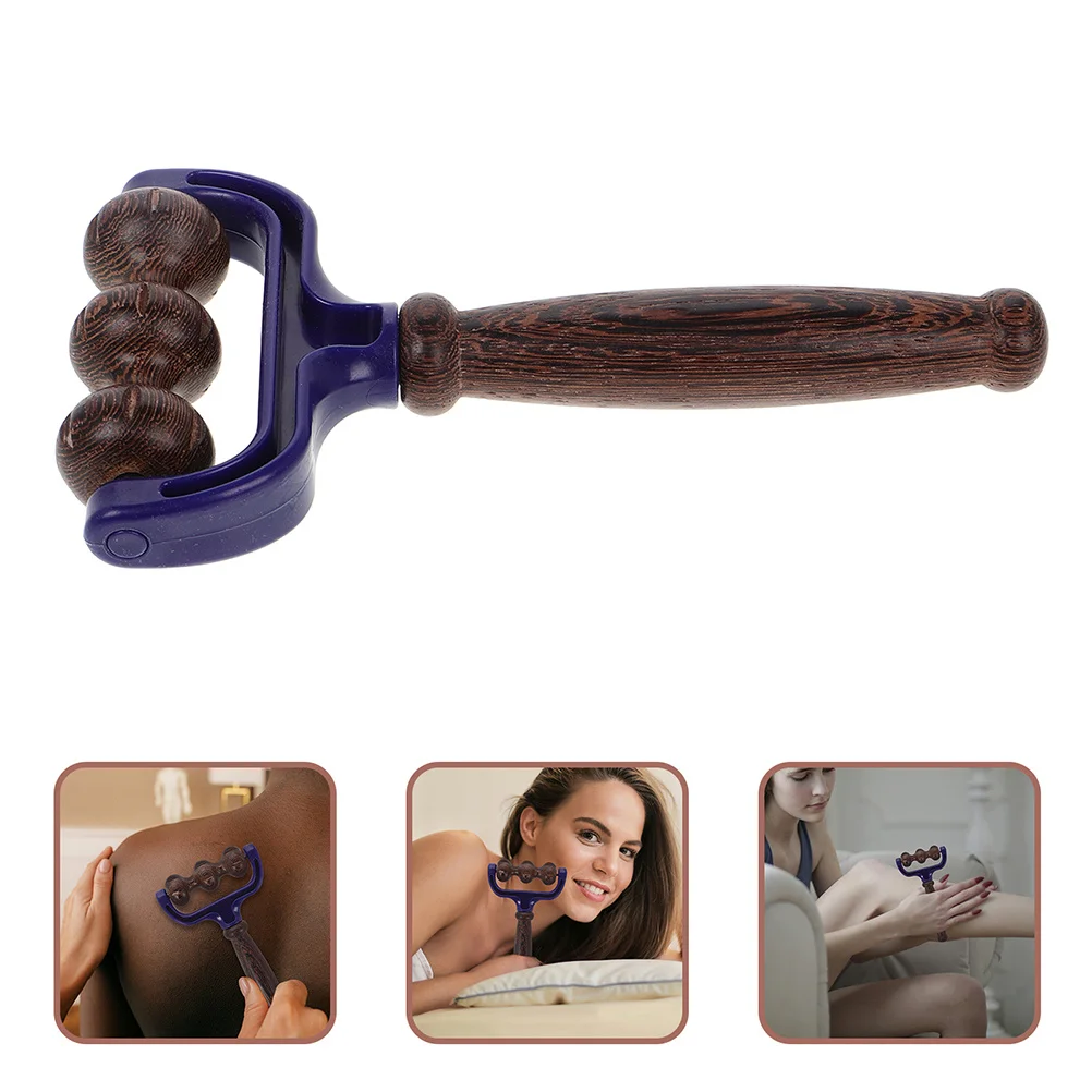 

3Pcs Wooden Massage Roller for Full Body Muscle Relaxation Precision Angled Design Handheld Stick for Legs Feet Back Circulation