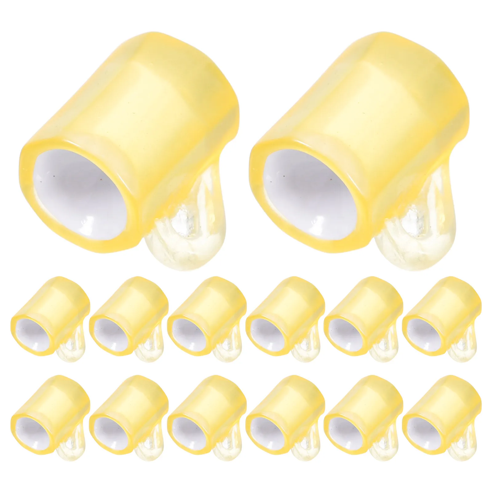 

20 шт. миниатюрных пивных кружек из смолы, 0,59x0,47 дюйма, крошечные аксессуары для кукольного домика, креативный реквизит для фото, наборы для украшения миниатюрной кухни